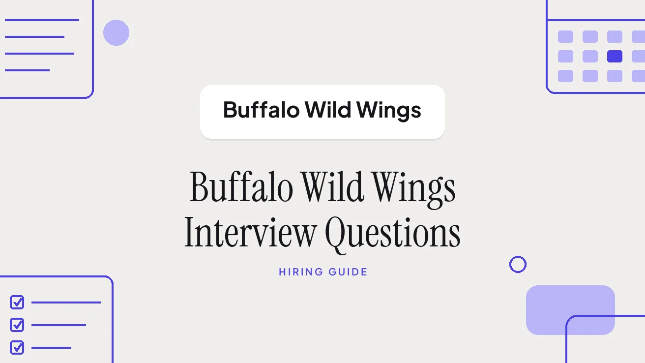 Buffalo Wild Wings Interview Questions and Hiring Process