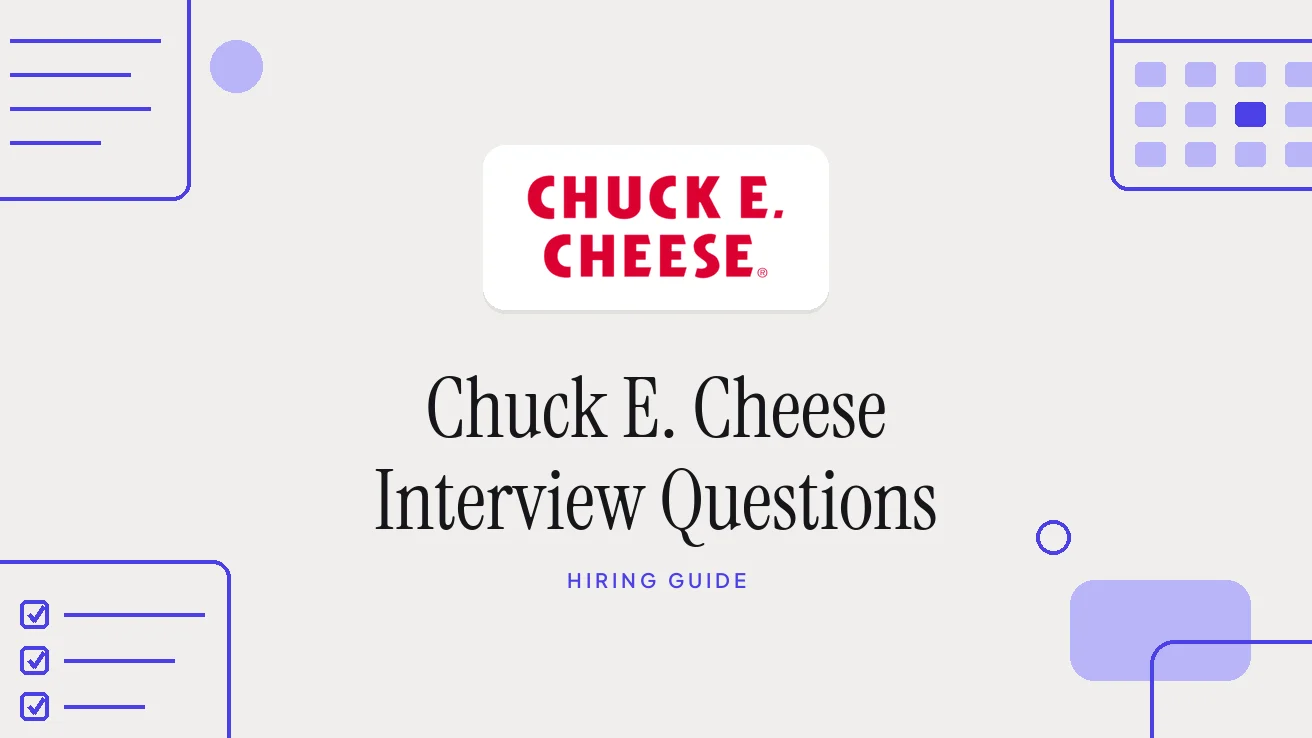 Chuck E. Cheese Interview Questions and Hiring Process
