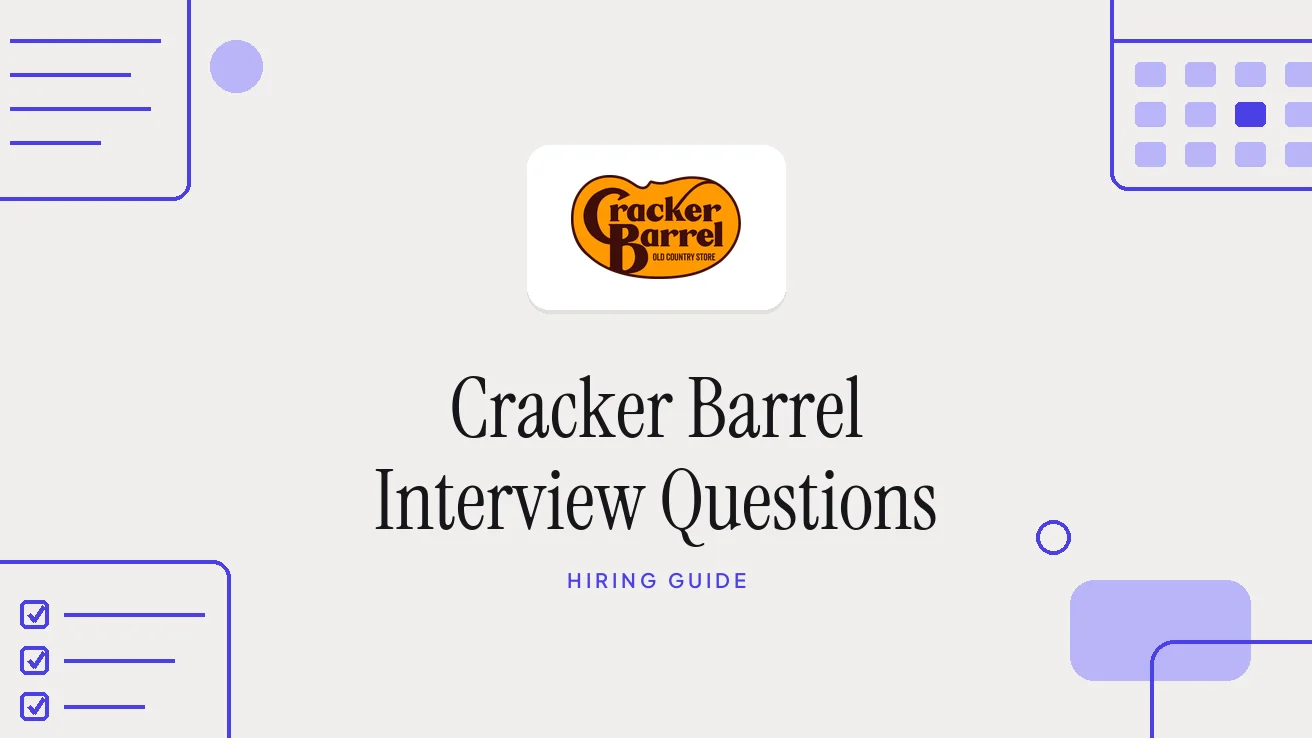Cracker Barrel Interview Questions and Hiring Process