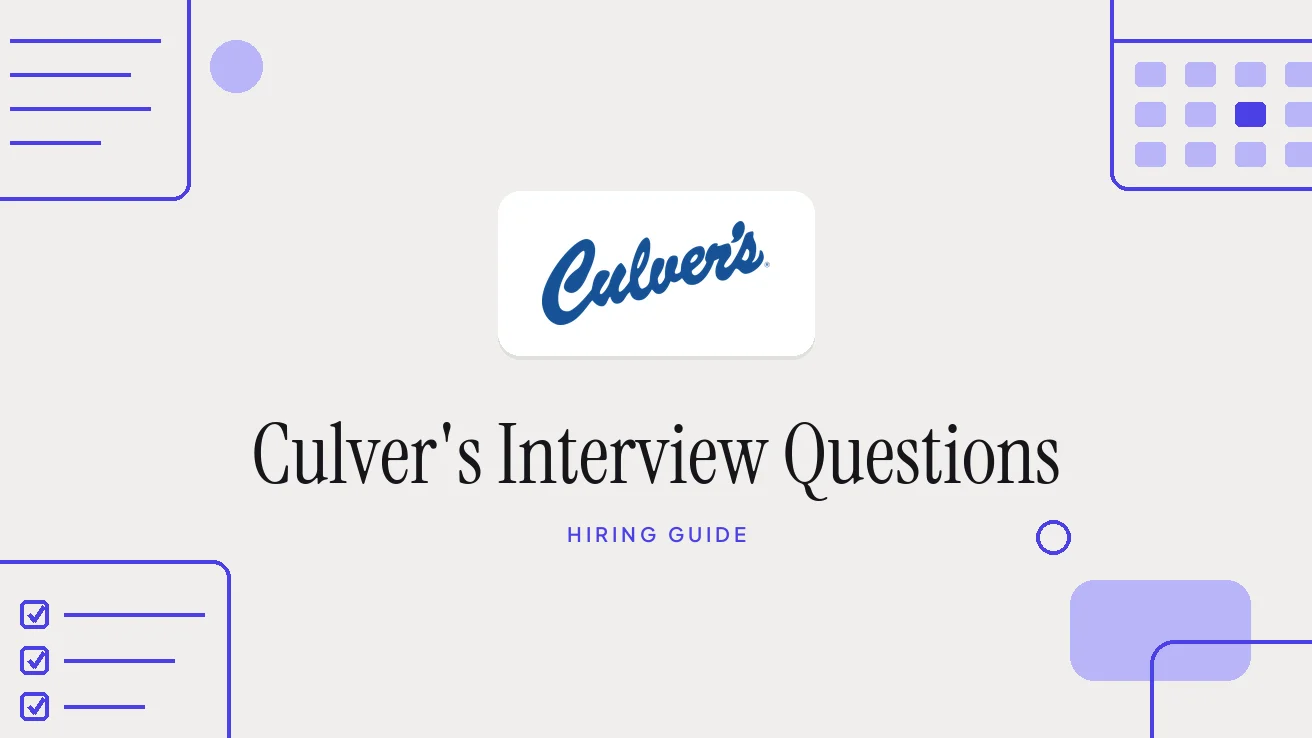 Culver’s Interview Questions and Hiring Process 2026