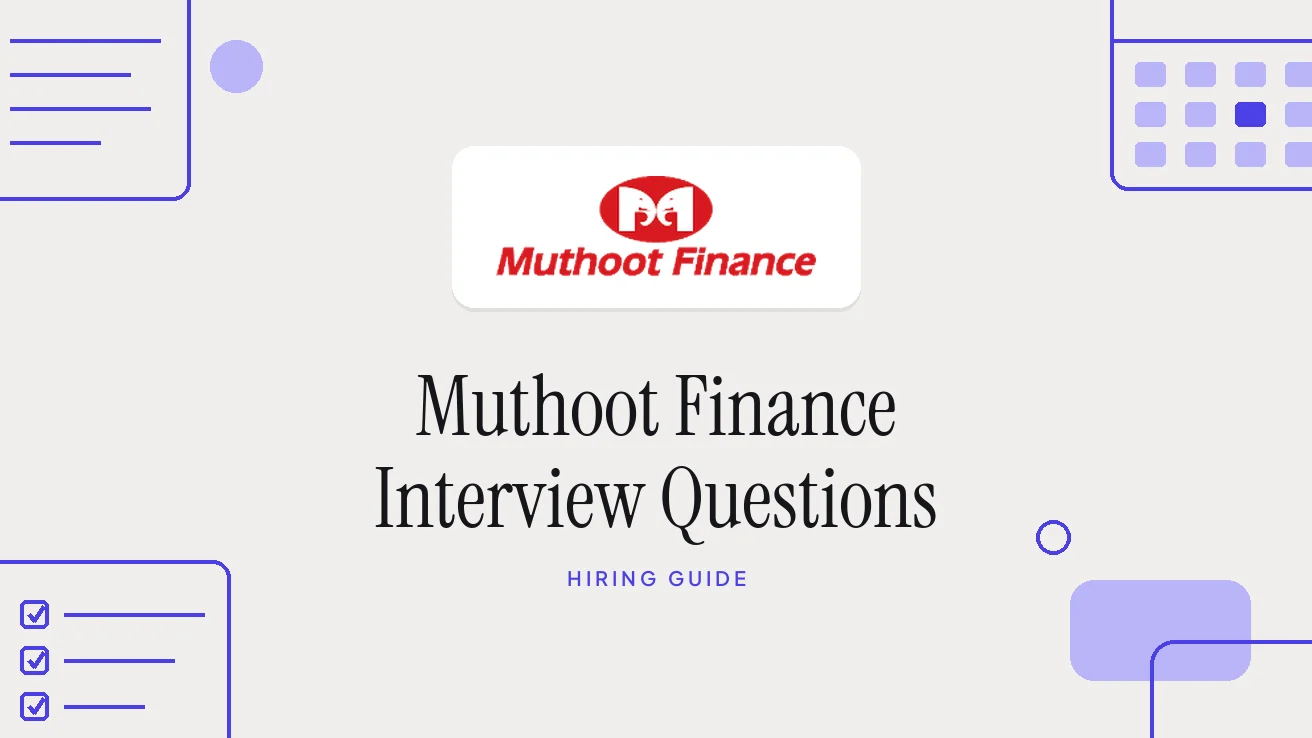 Muthoot Finance Interview Questions and Hiring Process