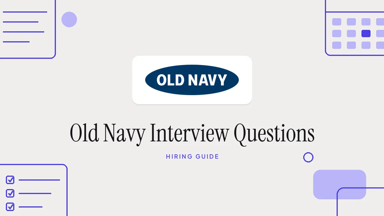 Old Navy Interview Questions and Hiring Process