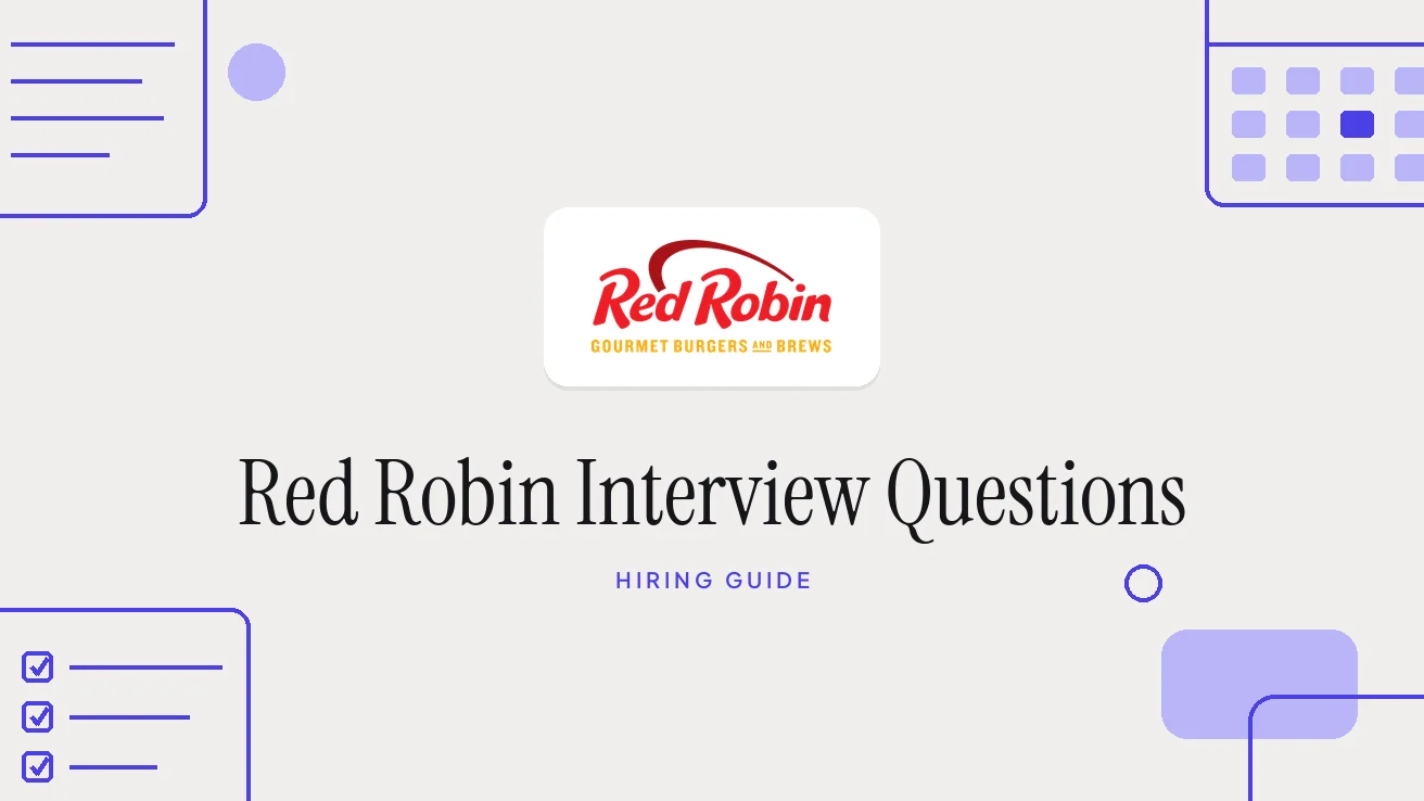 Red Robin Interview Questions and Hiring Process