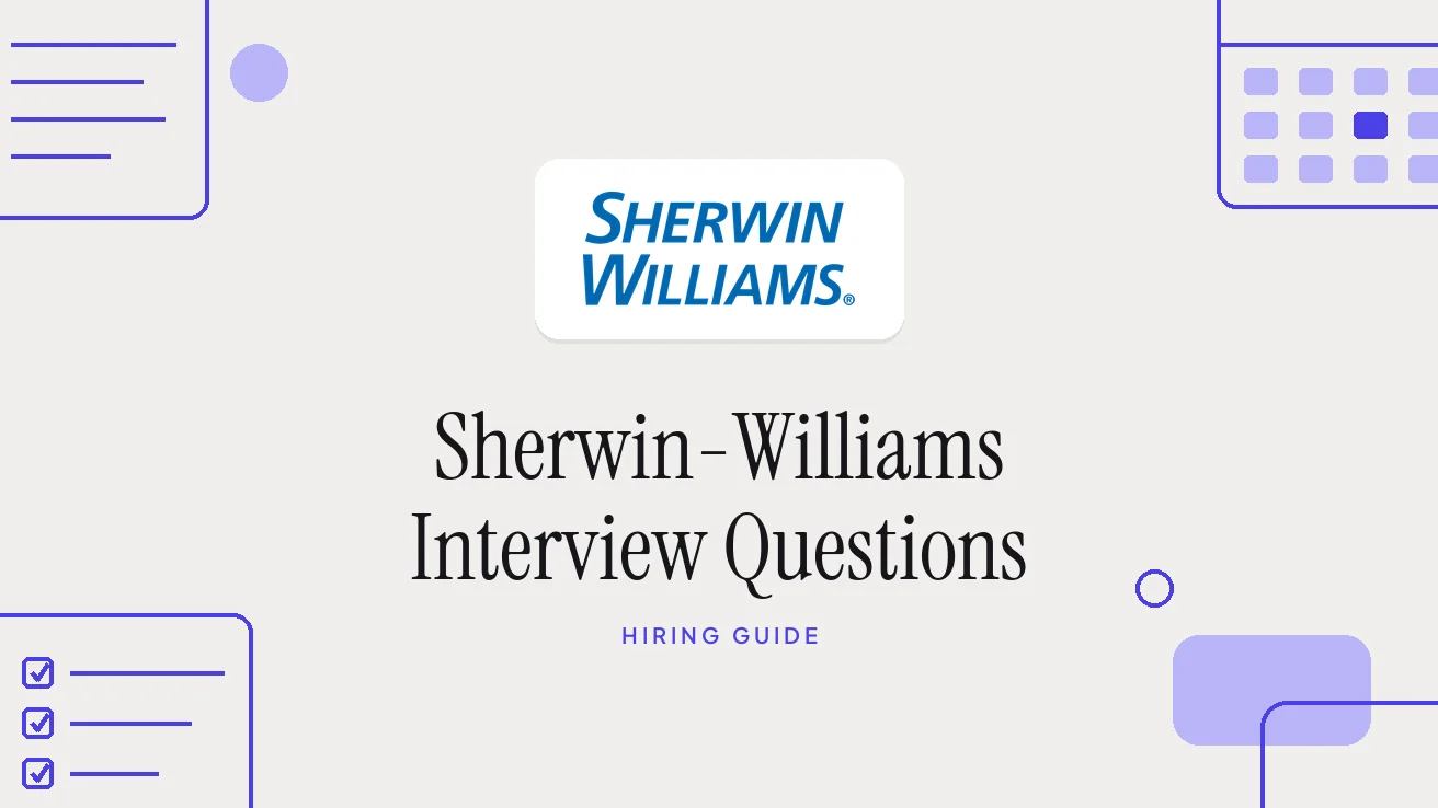 Sherwin-Williams Interview Questions and Hiring Process