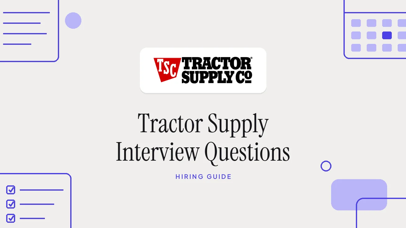 Tractor Supply Interview Questions and Hiring Process