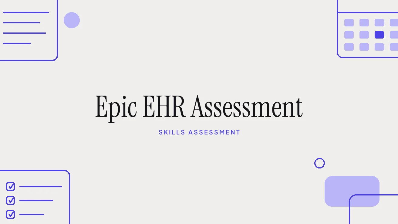 Epic EHR Assessment