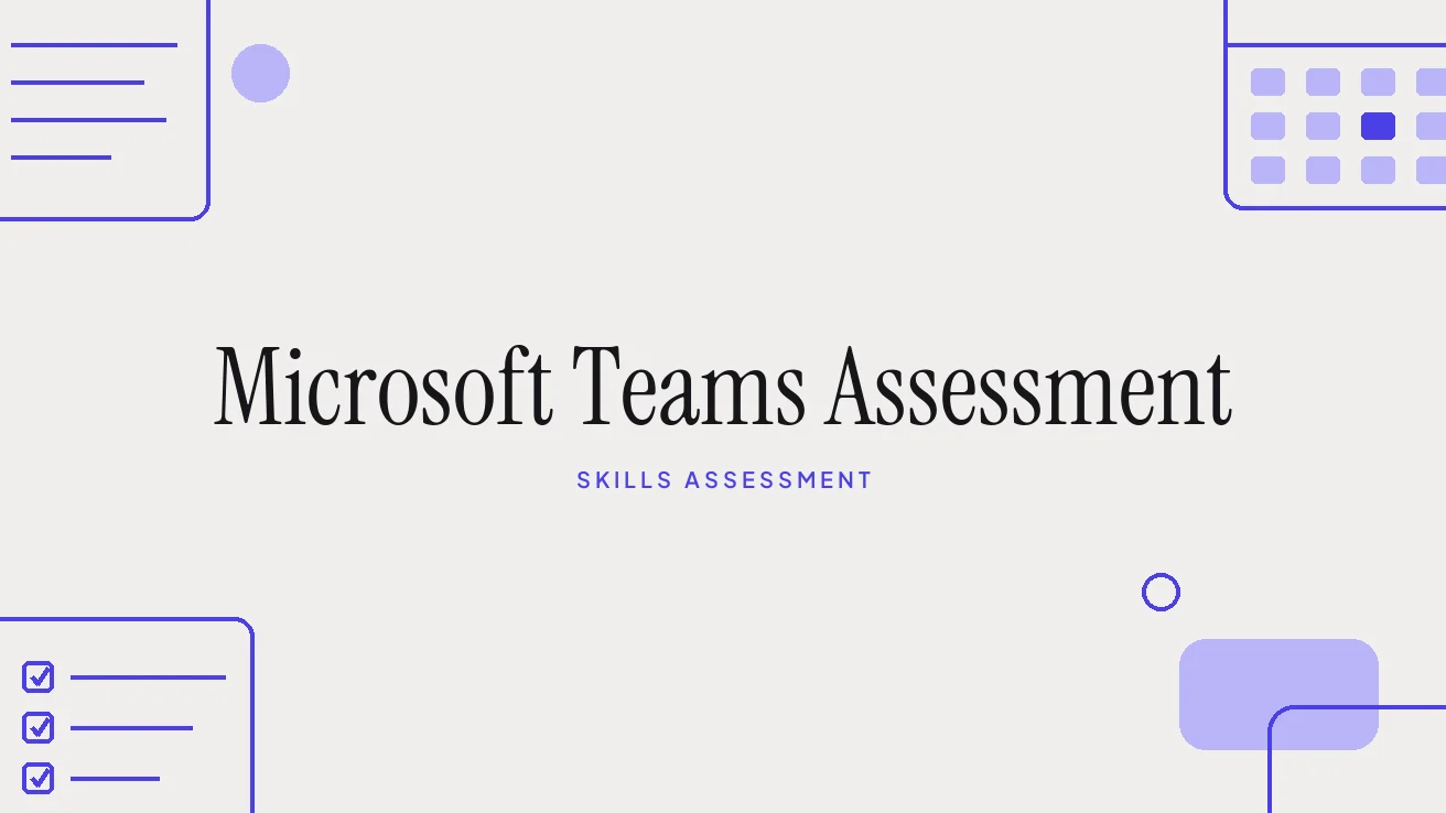 Microsoft Teams Assessment