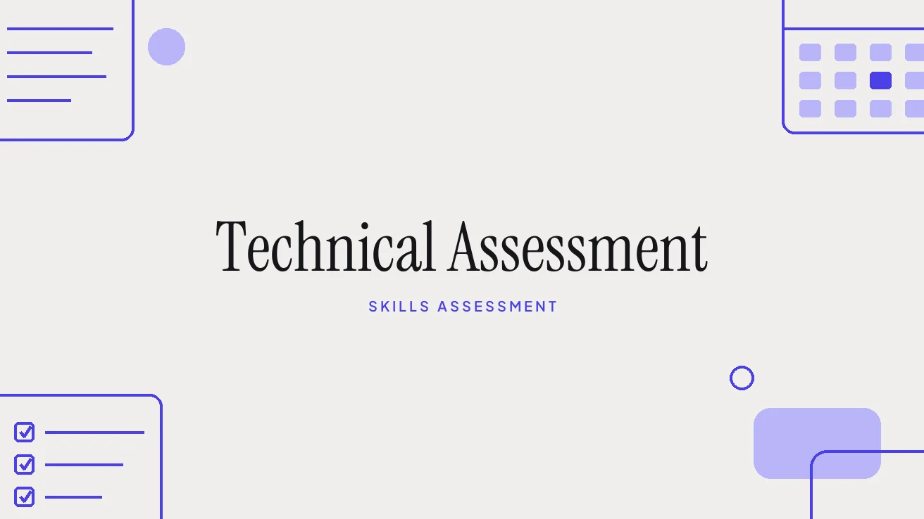 Technical Assessment