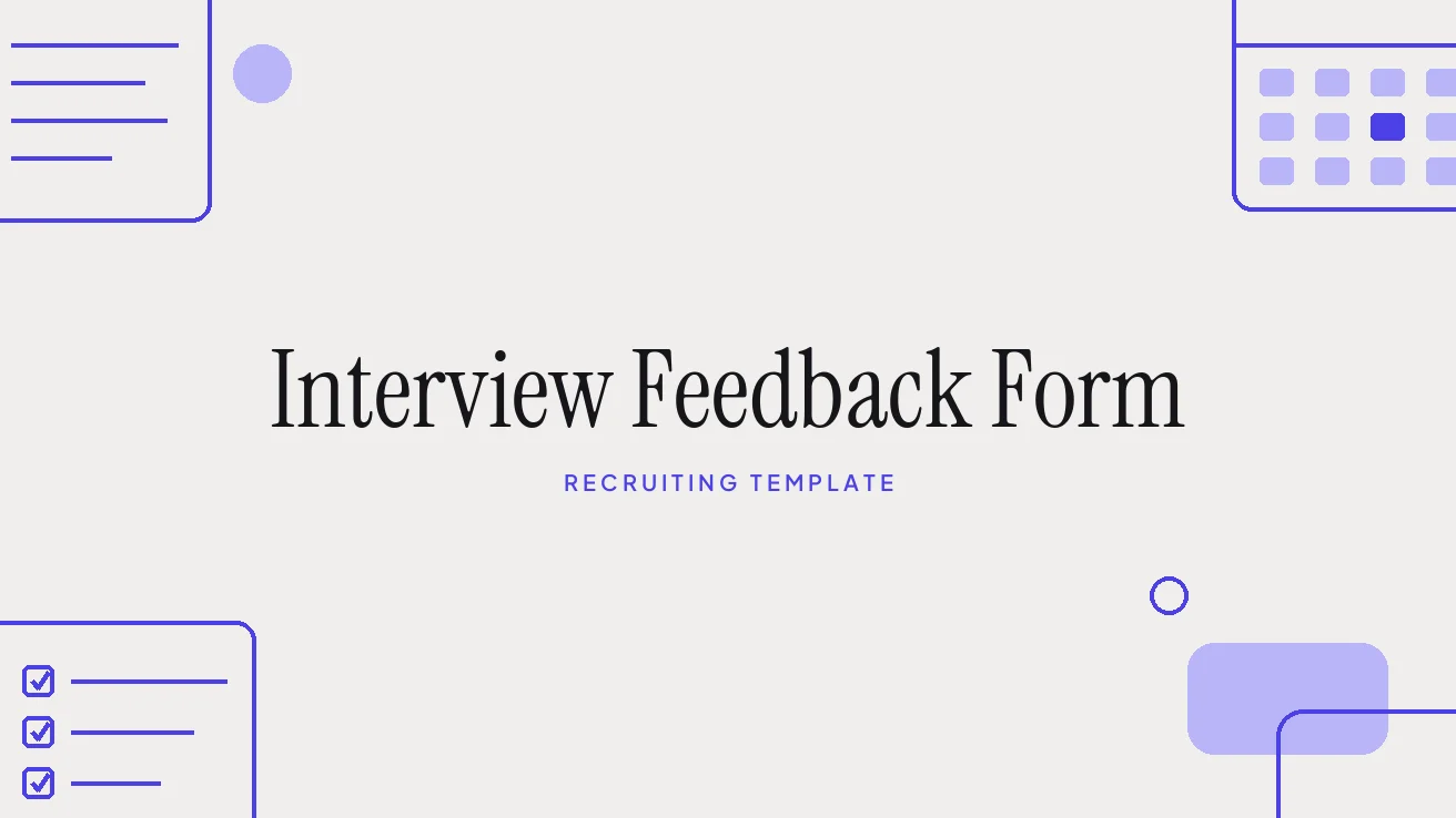 Interview Feedback Form
