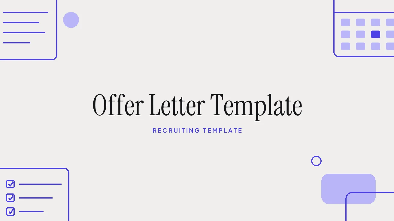 Offer Letter Template