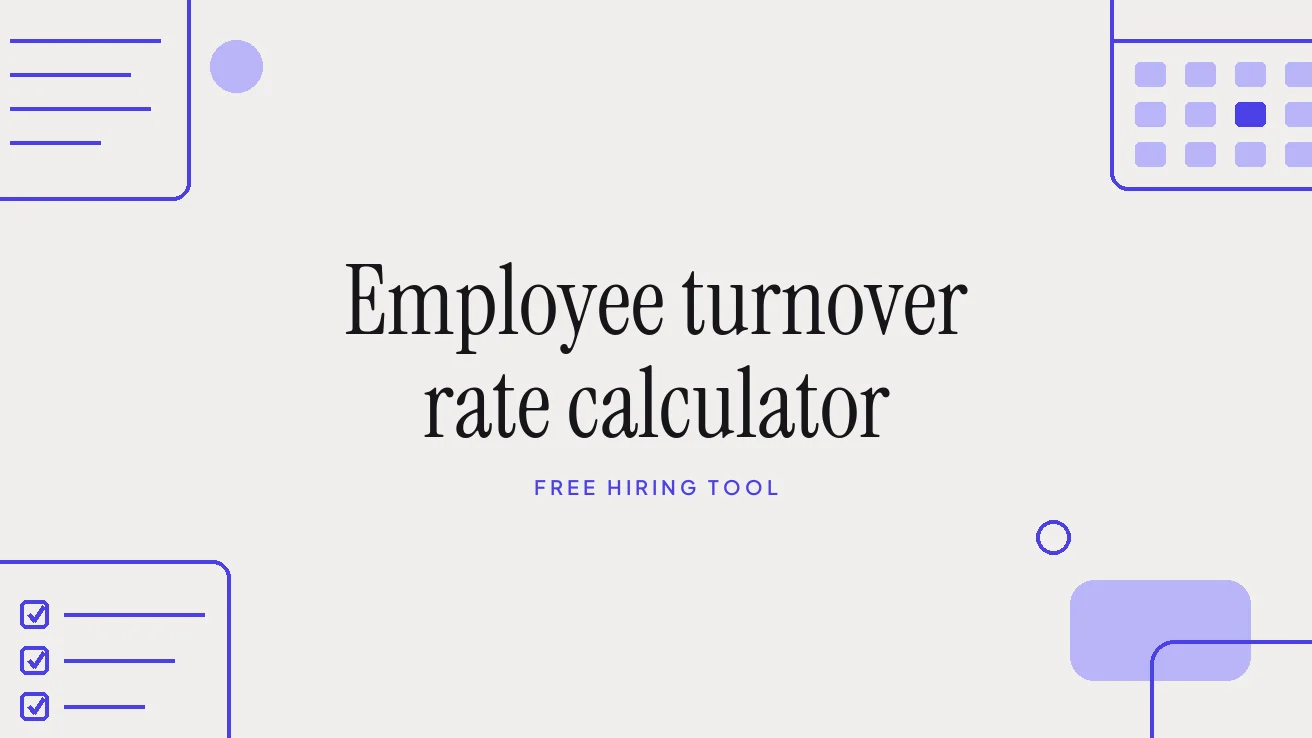 Employee turnover rate calculator